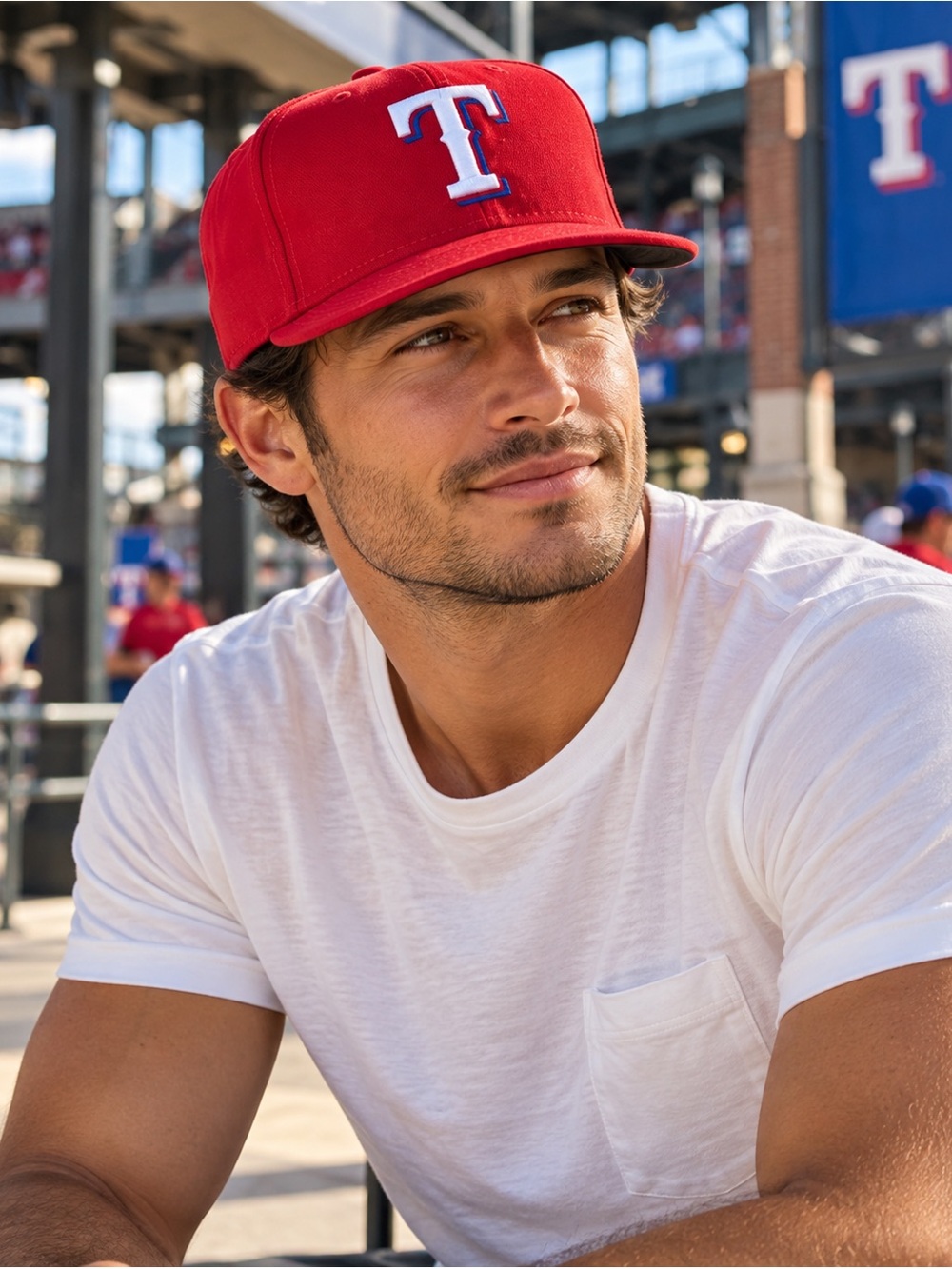 New Era Texas Rangers 59FIFTY Fitted MLB On-Field Cap Red Size 7 1/4